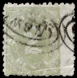 New South Wales #J11 Postage Due Wmk.55. Perf. 10 X 10 Used - Has crease