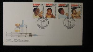 Bophuthatswana South Africa 1985 save the children polio measles diphtheria