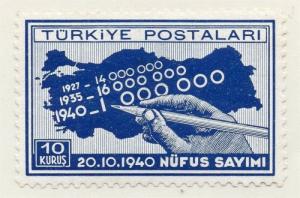 Turkey 1940 Early Issue Fine Mint Hinged 10k. 185609