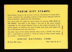 ISRAEL JEWISH NATIONAL FUND (JNF) R AP49 BOOKLET