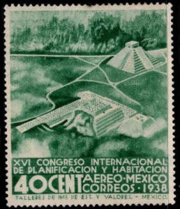 MEXICO Scott C87 MH*  Airmail stamp