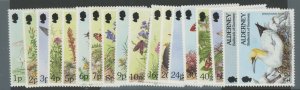 Guernsey/Alderney #70-87 Mint (NH) Single (Complete Set)