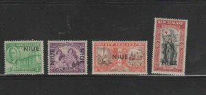 NIUE #90-93 1946 PEACE ISSUE MINT VF NH O.G