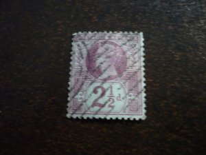 Stamps - Great Britain - Scott# 114 - Used Part Set of 1 Stamp