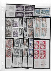 FRANCE PLATEBLOCK/BLOCK COLLECTION ALL MINT