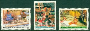 FRENCH POLYNESIA 444-6 MNH BIN $1.25