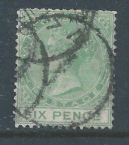 St. Christopher #7 Used 6p Queen Victoria - Wmk. 1 - Perf 14