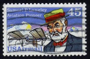 US #C118a Samuel P. Langley, used (0.50)