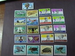 SOLOMON ISLANDS # 481-501 -MINT/NEVER HINGED-- 4 COMPLETE SETS-------1982-83