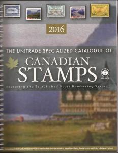 2016 The Unitrade Specialized Catalogue of Canadian Stamps