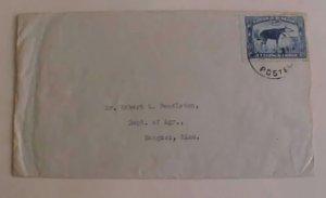 CONGO BELGIUM 1938 COVER  TO BANGKOK THAILAND B/S