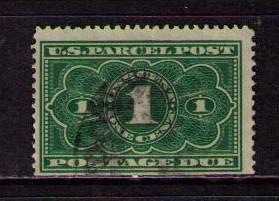 US Sc# JQ1 USED F SE Parcel Post Postage Due 1c