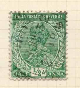 India 1926-33 Early Issue Fine Used 1/2a. 085174