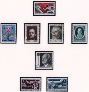 Austria lot of MNH stamps 1974 (album pages not included) (77)