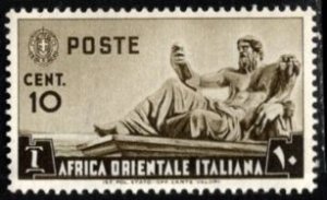 1936 Italian East Africa Scott #- 4 10 Centesimos Statue of the Nile Unused