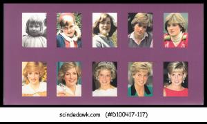 GREAT BRITAIN - 1997 DIANA PRINCESS OF WALES - FOLDER (5-STAMPS MNH)