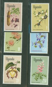 Uganda #124-129 Mint (NH) Multiple