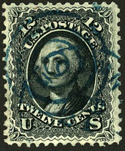 U.S. #69 USED BLUE CANCEL