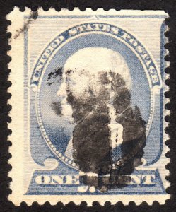 1887, US 1c, Franklin, Used, Sc 212