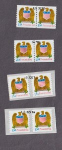Pair 10c E&S Standard (98) US,3270a, 3271a Lot (4) MNH