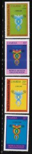 Zambia 1981 13th World Telecommunications Day Sc 236-239 MNH A1422