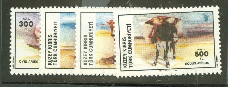 Turkey #162-5 Mint (NH) Single (Complete Set)