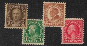 551-554 Mint,OG,H... SCV $4.60