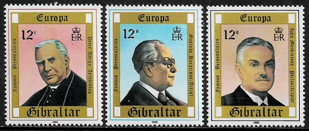 Gibraltar #390-2 MNH Set - Europa