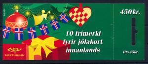[68545] Iceland 2002 Christmas Booklet MNH