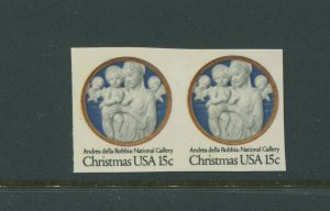 Scott 1768a Christmas IMPERF ERROR Mint Pair of 2 Stamps NH (Stock 1768-20)