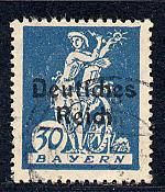 German States Bavaria Scott # 260, used