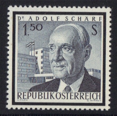 Austria  #741  MNH  1965  Pres Scharf