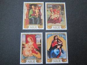 Niue 1986 Sc 530-533 Christmas Religion set MNH