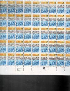Columbia Expo 1992 29c US Stamp Sheet #2616 VF MNH US Postage Sheet #3692 VF MNH