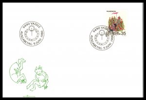 Liechtenstein 844-846 Set of Three U/A  FDCs VF