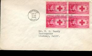 USA SC# 967 FDC Clara Barton & Red Cross