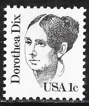 USA 1844: 1c Dorothea Dix, MNH, VF