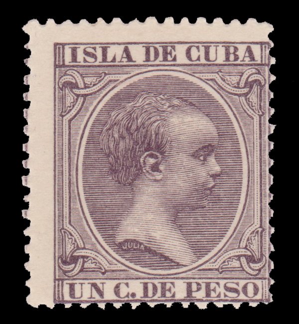 SPAIN & COLONIES - COLONIAL PERIOD - 1896. SCOTT # 135. UNUSED. # 3
