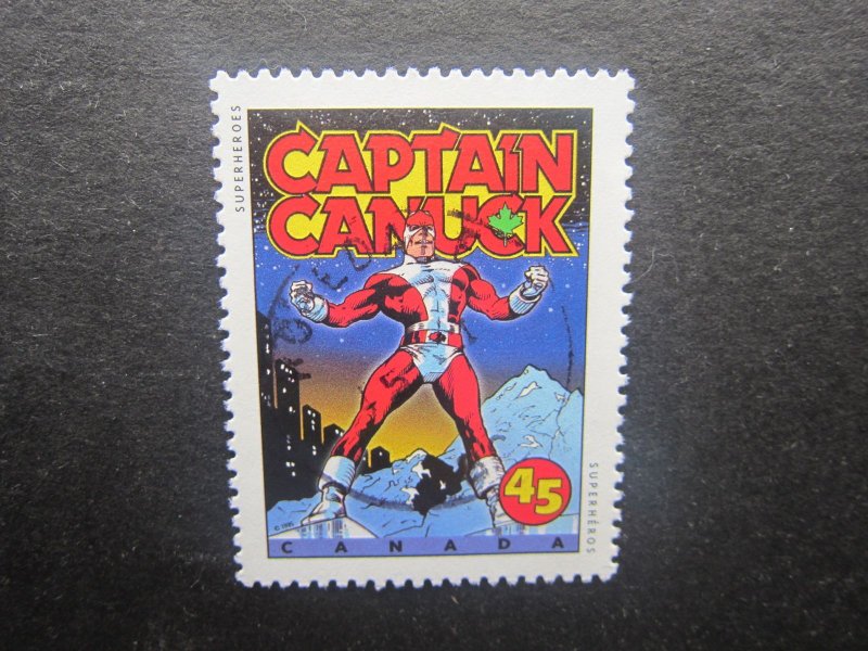 Canada #1582 Comic Book Superheroes Nice stamps  {ca820}