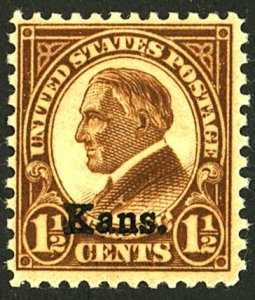 U.S. #659 MINT OG LH