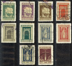 Fiume Sc# 172-181 Used 1923 5c-2l Definitives