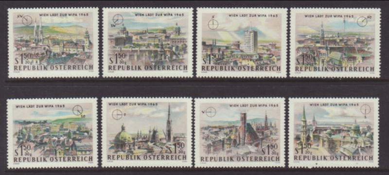 Austria B306-B313 MNH VF