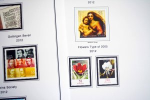 COLOR PRINTED GERMANY 2011-2020 STAMP ALBUM PAGES (89 illustrated pages)