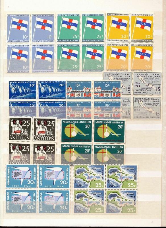 Netherlands Antillen Flags Sealife MNH (85+ Stamps)  (DD 620