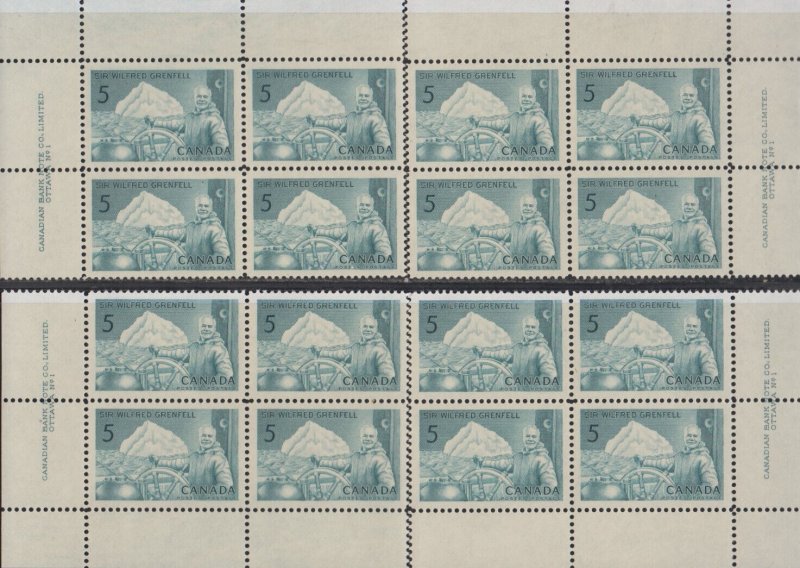 Canada UNITRADE   #    438     Plate   1    MNH    Match set 