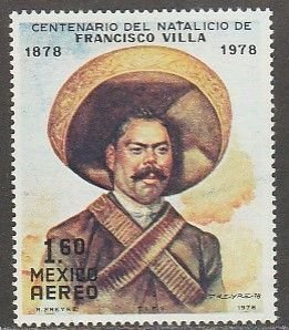MEXICO C568, CENT OF THE BIRTH OF PANCHO VILLA (Doroteo Arango). MINT, NH. VF.