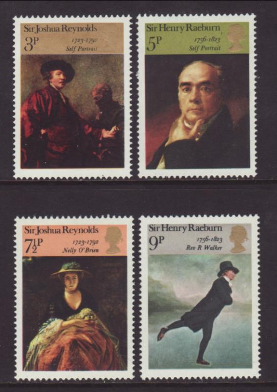 Great Britain 697-700 Paintings MNH VF