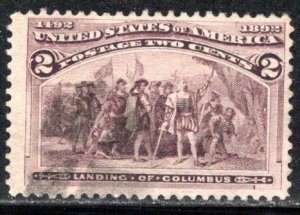 United States Scott # 231, used