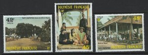 French Polynesia Scott 414-416 MNH! Costumes!