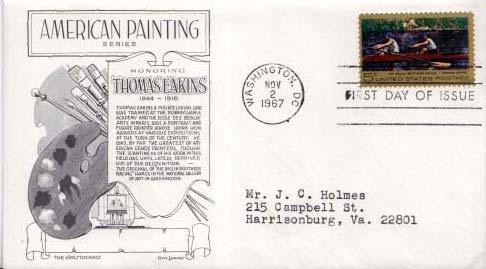 United States, First Day Cover, Art